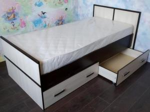 Кровать "Сакура" 90х200 с настилом 