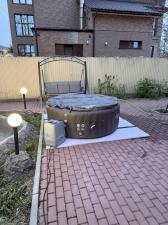 Надувной спа-бассейн 196*71 см 6001S Bestway Dominica Smart HydroJet Pro(Бествэй Доминика Смарт Гидроджет Про) 196*71 см, теплосберегающий тент